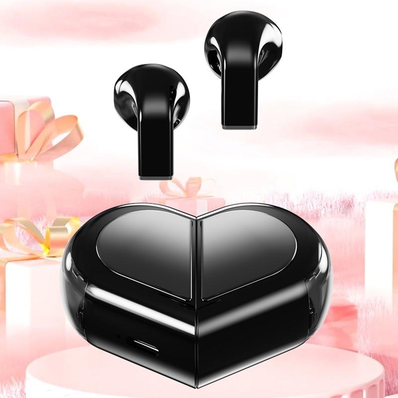 Audífonos bluetooth K-520, powerbank en forma de corazón - Imagen 3