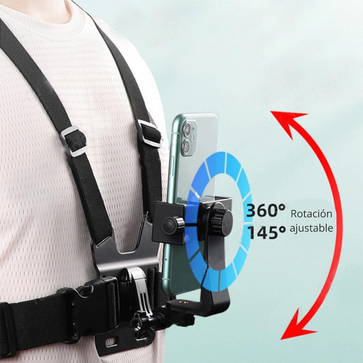 Pechera con Holder, para celular - Imagen 2