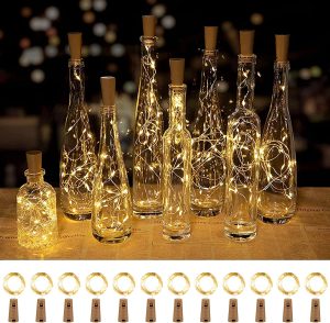Luces de Hada, estilo corcho. (Pack de 3 luces)
