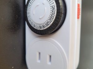 Apagador de aparatos electrónicos con tiempo programado, timer o temporizador