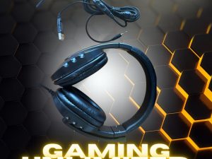 Audífonos K5 cableados con micrófono, gamer, iluminados