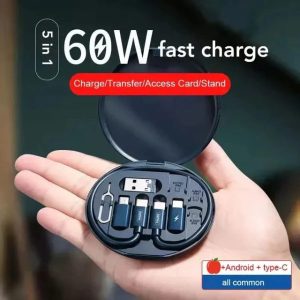 Kit de cables y adapatadores, carga rapida hasta 60w