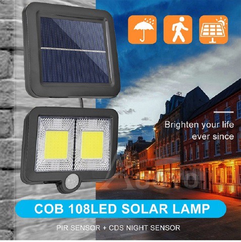 Lámpara de exterior con panel solar cableado. - Imagen 3