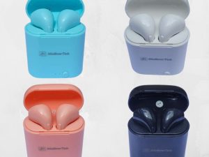Audífonos Bluetooth i7 mini, en colores
