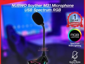 Micrófono Gamer, iluminado, conexión USB