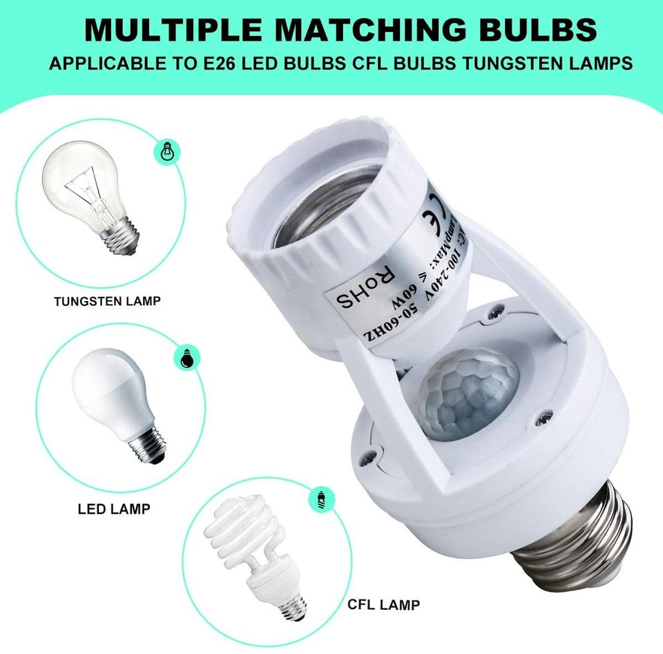 Socket sensor de movimiento programable